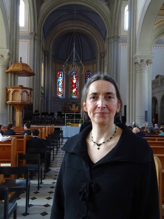 Magdalena Mattenberger, musikalische Leiterin des Kirchenchors Ennenda