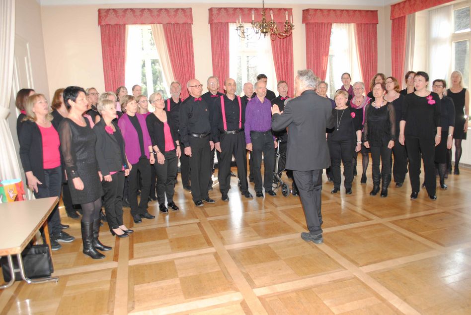 Die Versammlung wurde musikalisch durch den Melody Train unter der Leitung von Hans Hämmerli umrahmt. (Bilder: a.lombardi)