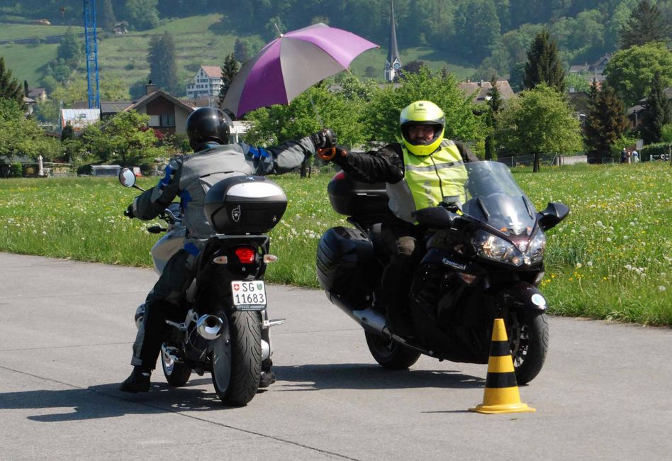 Motorrad-Training dient der Sicherheit