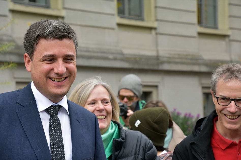 Mathias Zopfi wird als erster Glarner Grüner in den Ständerat gewählt: Er ersetzt hier Werner Hösli (Bild: ehuber)