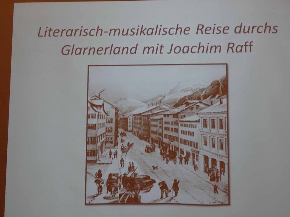 Die literarisch-musikalische Reise durchs Glarnerland