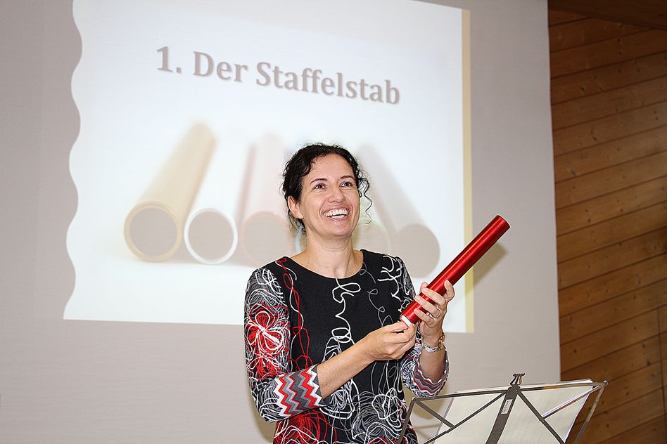 Die Theologin Dr. Debora Sommer referierte am diesjährigen Einkehrtag in Glarus. (Bilder: mb.)