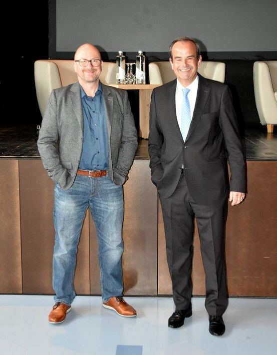 Ruedi Tschudi, Präsident die Mitte Glarus und Partei-Präsident, Gerhard Pfister