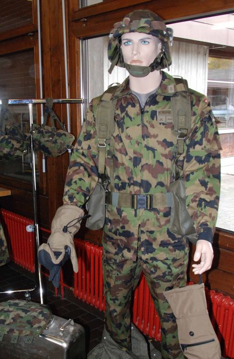 Die Kampfuniform der Schweizer Armee