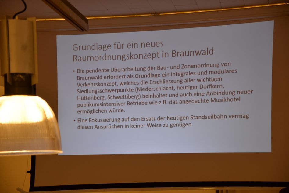 Braunwald zukunftsgerichtet erschliessen