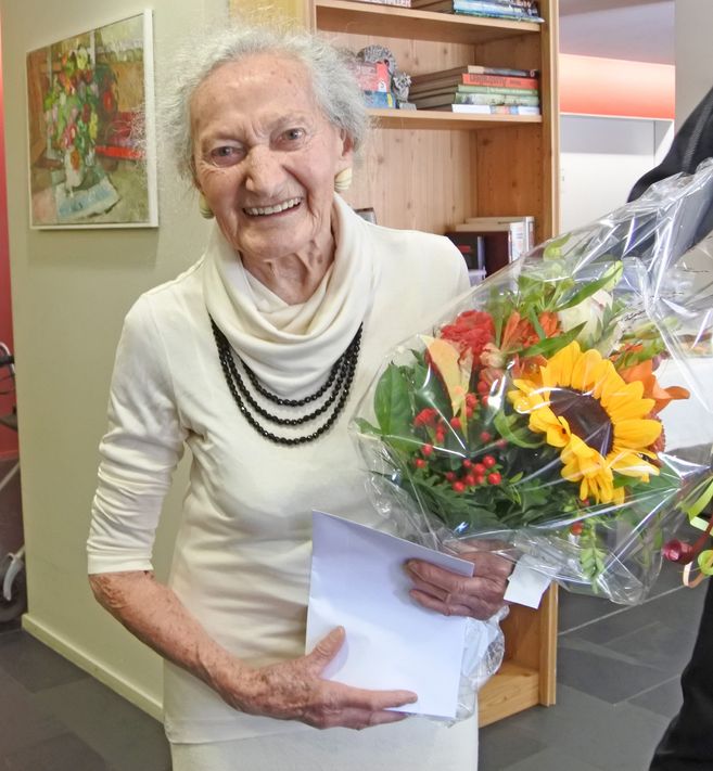 Geburtstagskind Lilly Streuli – mit 100 Jahren immer noch voll Energie und Unternehmungslust
