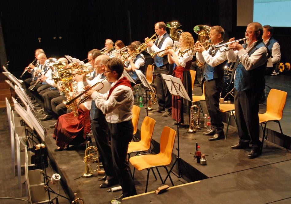 Die Sarganserländer Musikanten verzauberten die Konzerteilnehmer mit einer tollen musikalischen Performance