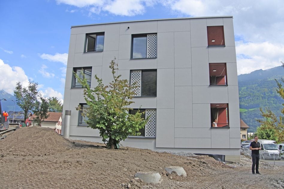 Die Stiftung Wohnkolonie Eternit präsentiert ihr neustes Mehrfamilienhaus