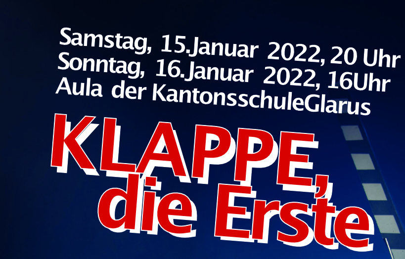 «KLAPPE, die Erste» – Hauptkonzert der Harmoniemusik Glarus 15./16. Januar 2022