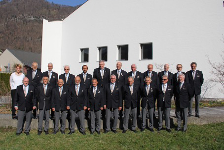 Dieser stolze Männerchor Hätzingen – Luchsingen wurde am vergangenen 7. Mai stolze fünfzig Jahre alt. Natürlich wird das zur gegebenen Zeit auch gebührend gefeiert. (bild: zvg)