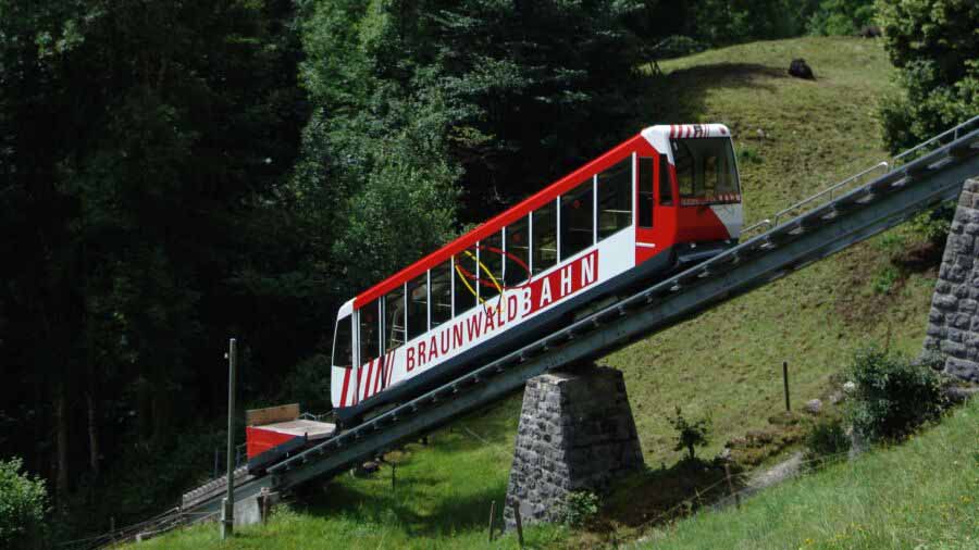 Standseilbahn Braunwald (Archivbild: e.huber)