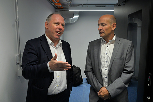 CEO (links) und Martin Leutenegger