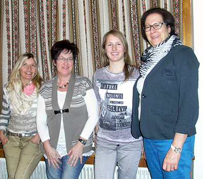 Ein Teil der geehrten Frauen (von links): Susanna Hartmann