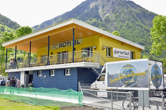 Das neue Clubhaus des FC Rüti