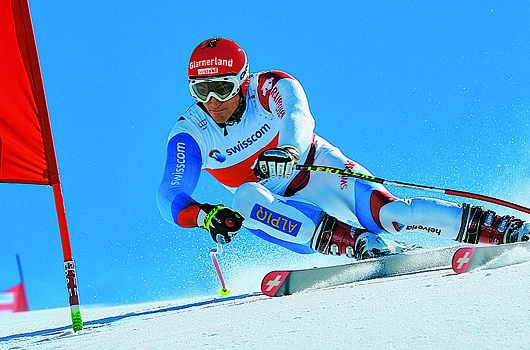 Tobias Grünenfelder gewinnt erstmals nach 14 Jahren ein Weltcuprennen. (Bild: zvg)