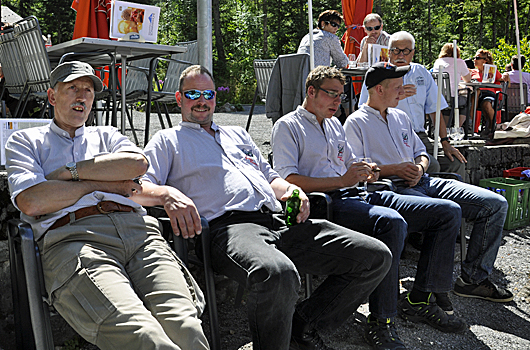 Jodlerklub Wiesenberg traf Jodelklub Glärnisch in Braunwald